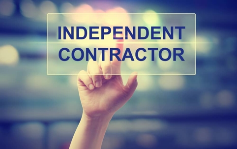 independent contractor sign